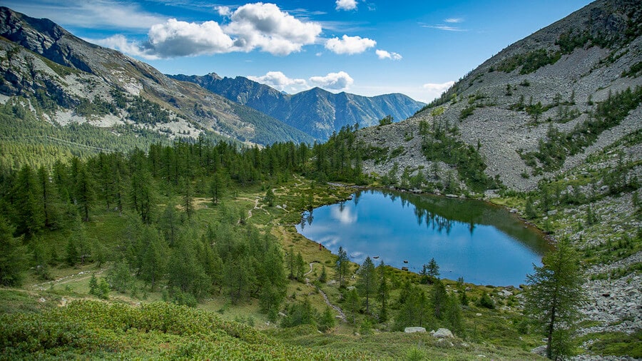 il dosso lago ragozza trekking in piemonte
