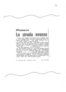 1964 avanza la strada per pizzanco