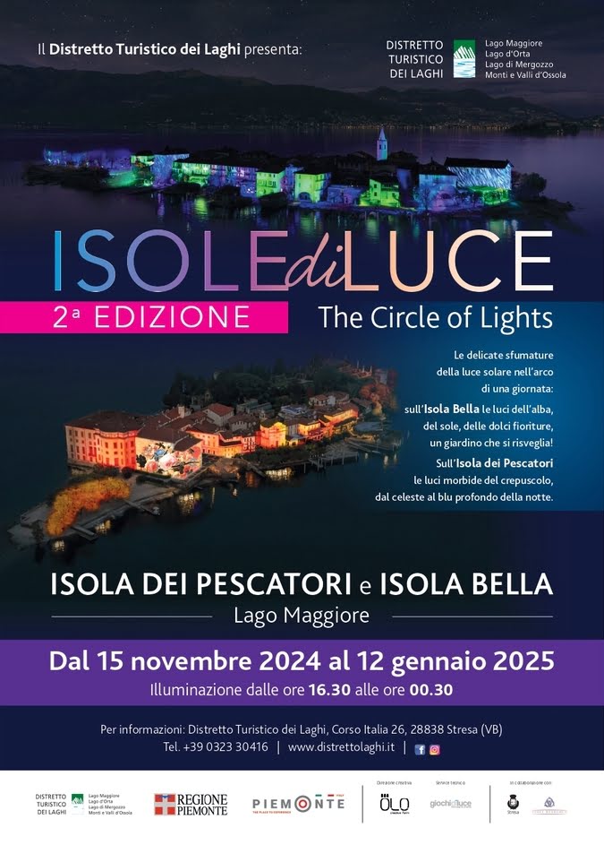 volantino evento isole di luce seconda edizione 2024-2025