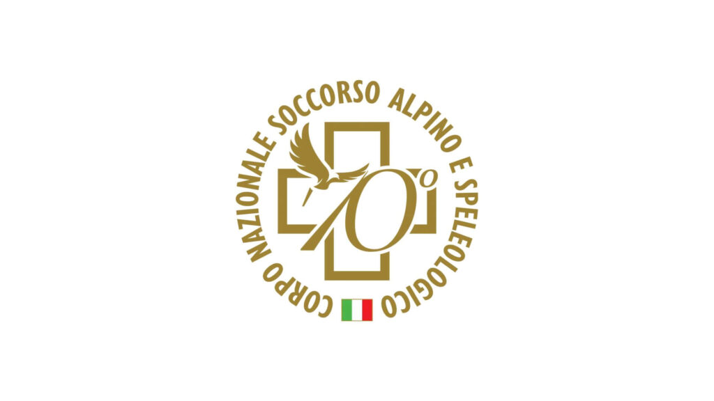 logo commemorativo 70 anni Corpo Nazionale Soccorso Alpino CNSAS